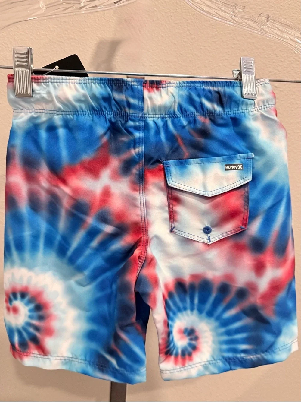 Hurley Boys' Americana Spiral Swim Trunks NWT size 5